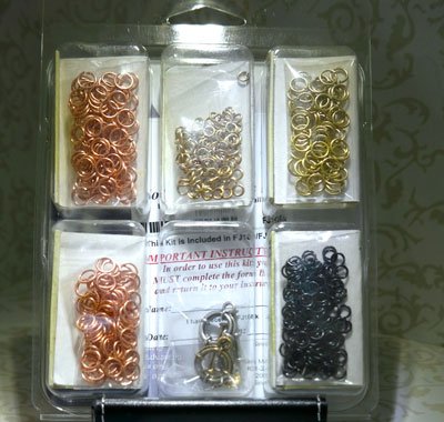 A sample of the kits of natural materials, genuine Swarovski Crystals and top-quality findings included in 