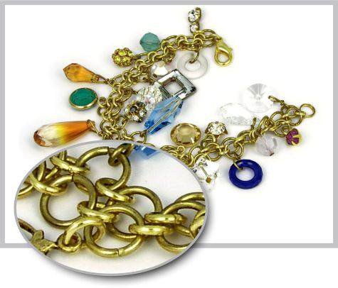 A sample of Chainmaille jewellery.